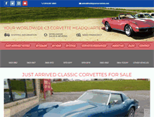 Tablet Screenshot of hobbycarcorvettes.net